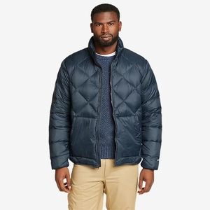 Eddie Bauer Men's CirrusLite Skylighter Down Jacket ✨ Storm Blue Size Medium